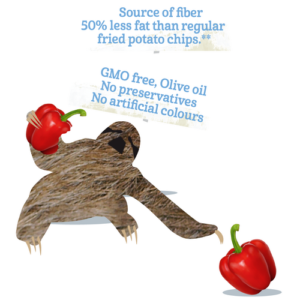 Bazqet luiaard 50% minder vet en GMO vrij, olijf olie, geen conserveringsmiddelen, geen kunstmatige kleuren