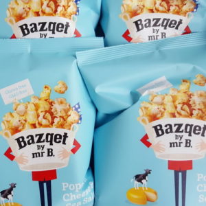 Popcorn Kaas Zeezout verpakking